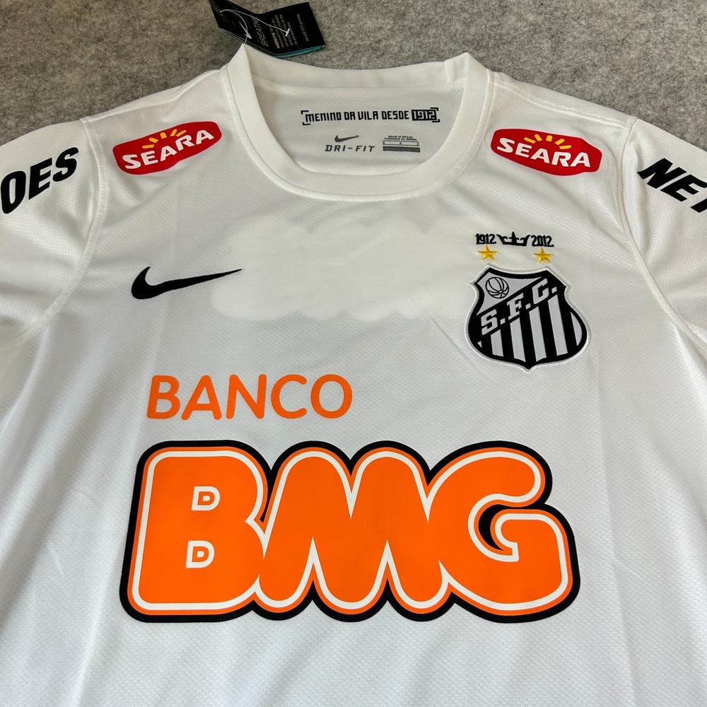 Nike Santos Soccer Futbol Football Jersey Men's Small White - Picture 6 of 16